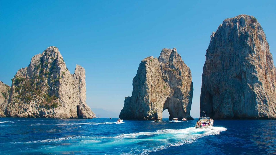 Semi-private Capri Boat Experience